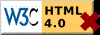 Not Valid HTML 4.0